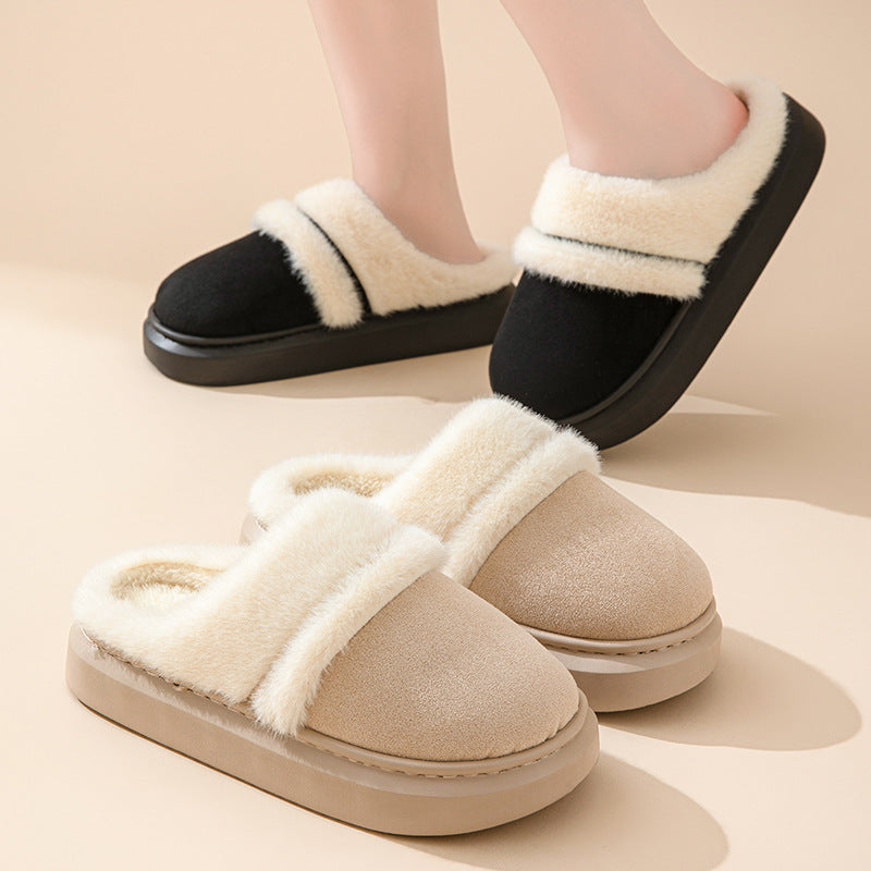 Faux Fur House Slippers