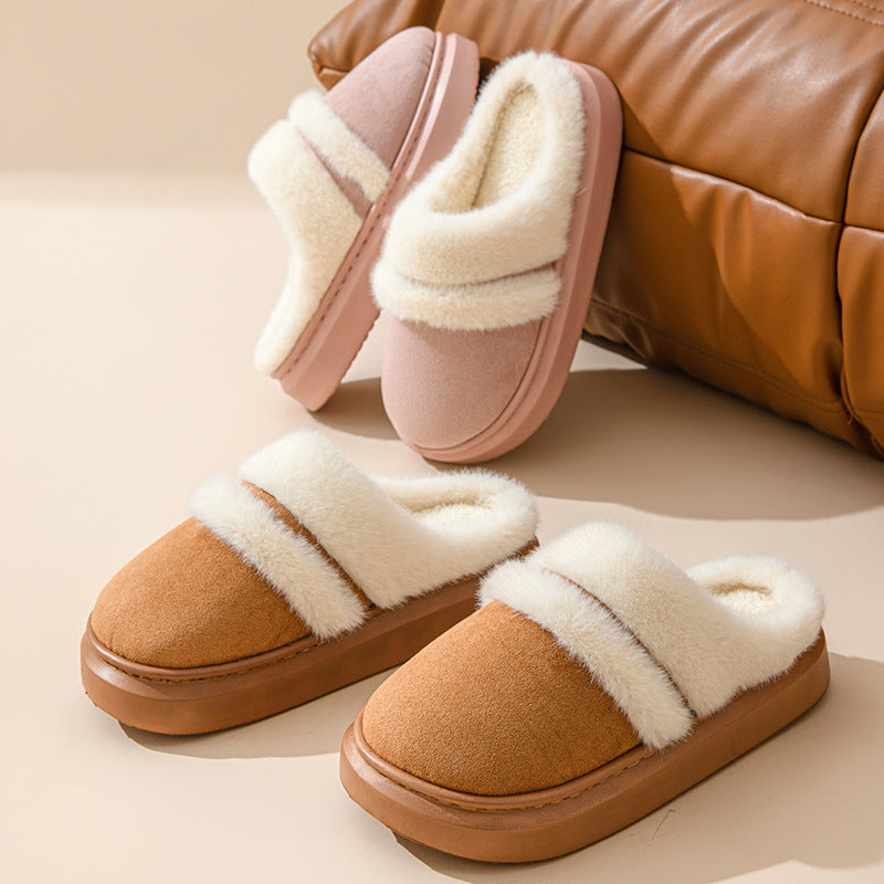 Faux Fur House Slippers