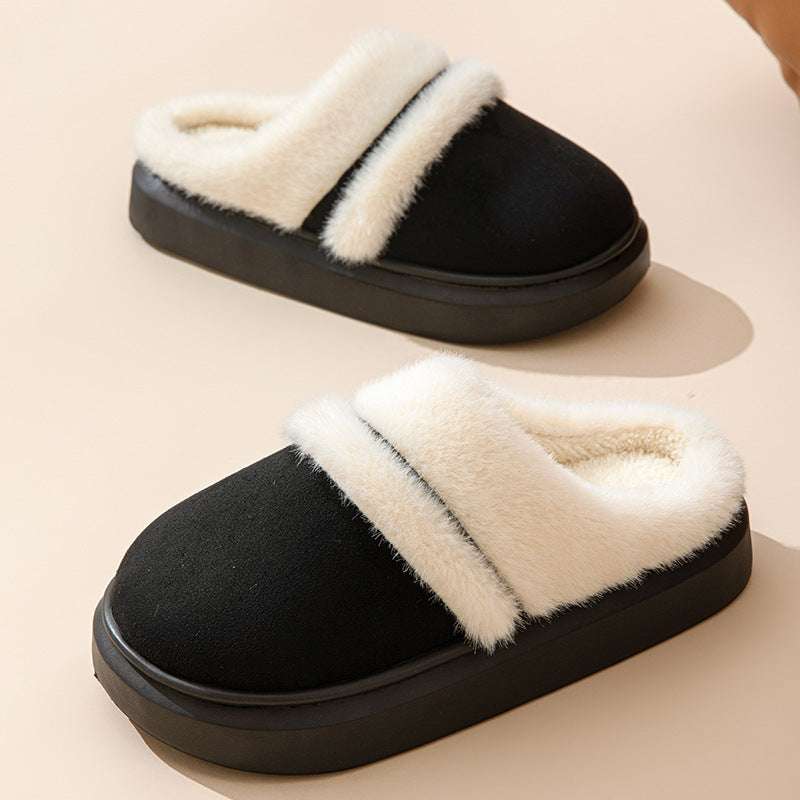 Faux Fur House Slippers