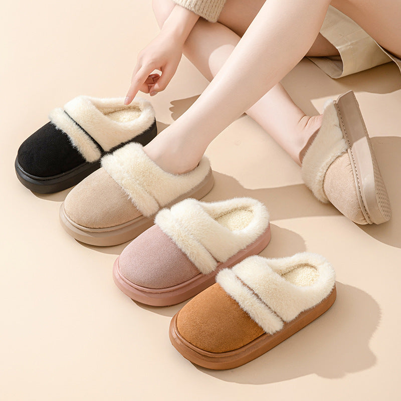 Faux Fur House Slippers