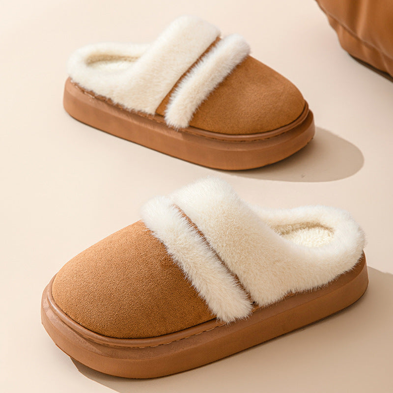 Faux Fur House Slippers